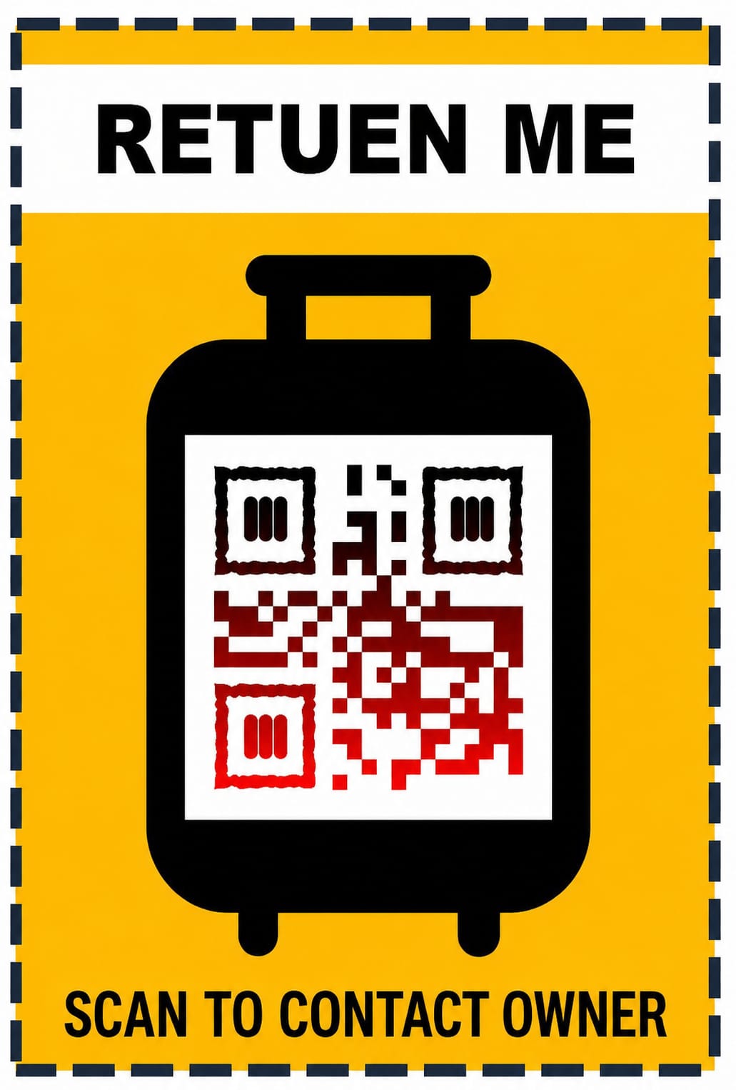 Return Me QR tag design
